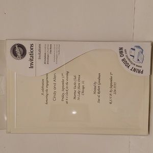 40 Wilton Print Your Own Invitations